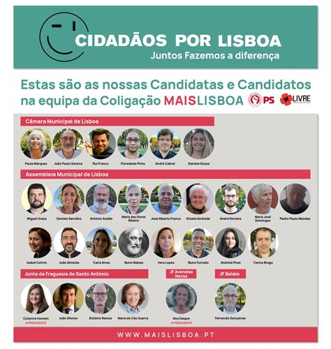 candidatos autárquicas 2021 lisboa